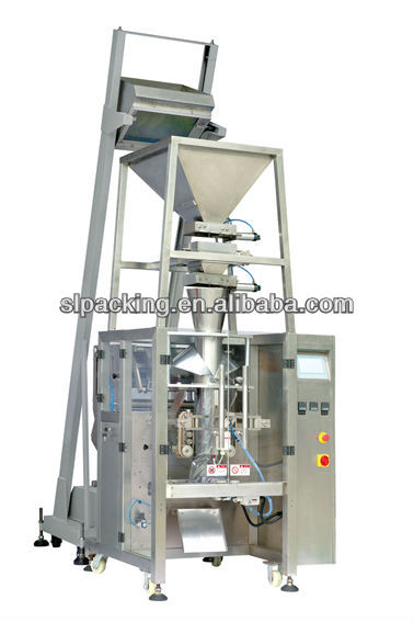 Microcomputer automatic pasta bags packaging machine with single hopper elevator SLIV-420