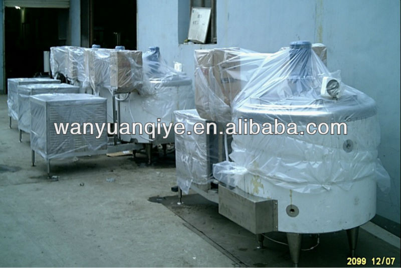 milk cooling tank cooling (cooling fresh milk from 35 degree C to less than 4 degree C) milk cooling tank