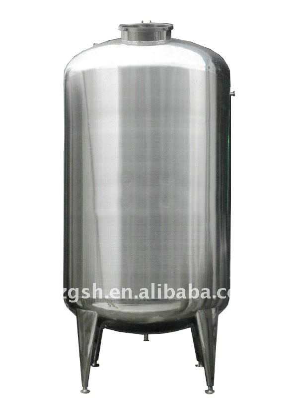 milk storage tank made by food grade stainless steel