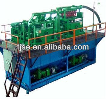 Mine drilling mud circulation purification system