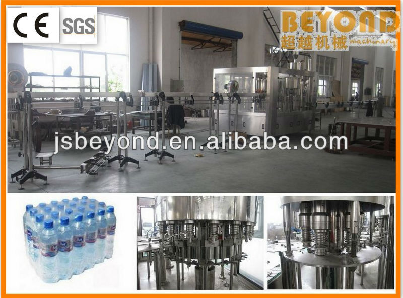 Mineral water bottling plant