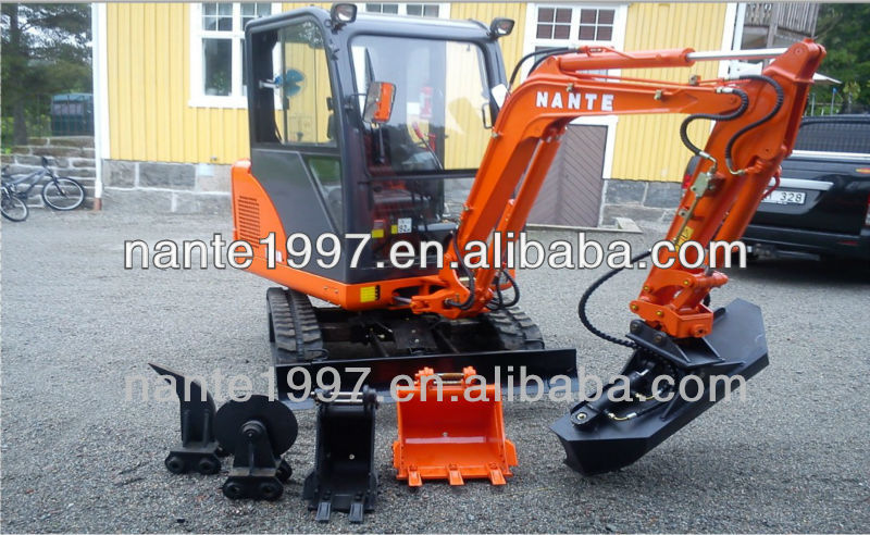 MINI HYDRAULIC VOLVE NANTE 1.5 TON CRAWLER TRACK EXCAVATOR