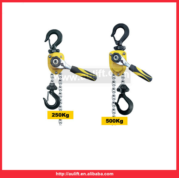 Mini light duty manual chain lever block 0.75T~9T