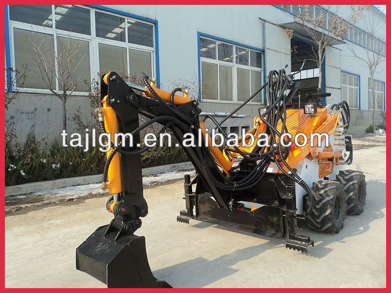 Mini loader,with Italy pump and joystick,imported engine,0.15m^3 bucket