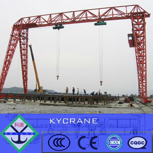 mini single girder truss-type gantry crane 3ton with low price