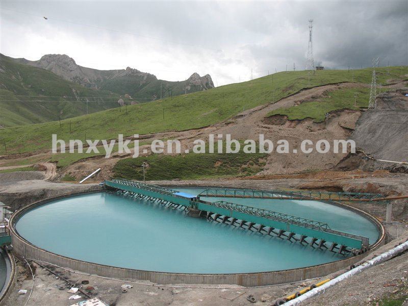 Mining thickener for precipitation