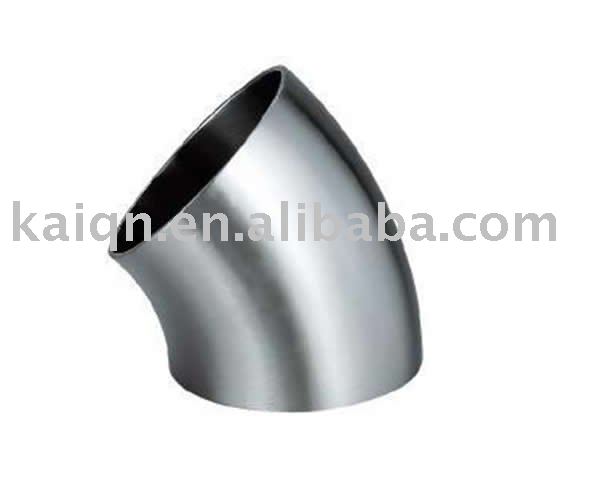 mirror polish 45 degree stainless steel elbow