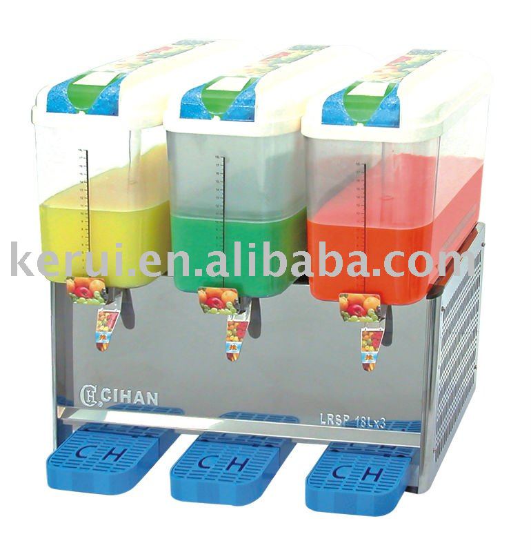 mixing or spraying vending machine, juice dispensers 18L with 3 tanks