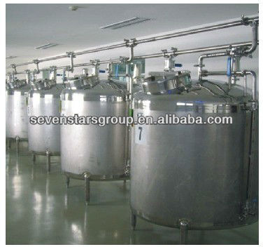 Mixing tank for milk/preparation tank for milk