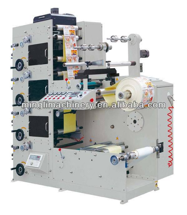 ML-RY-320 High speed adhesive label flexographic printing machine