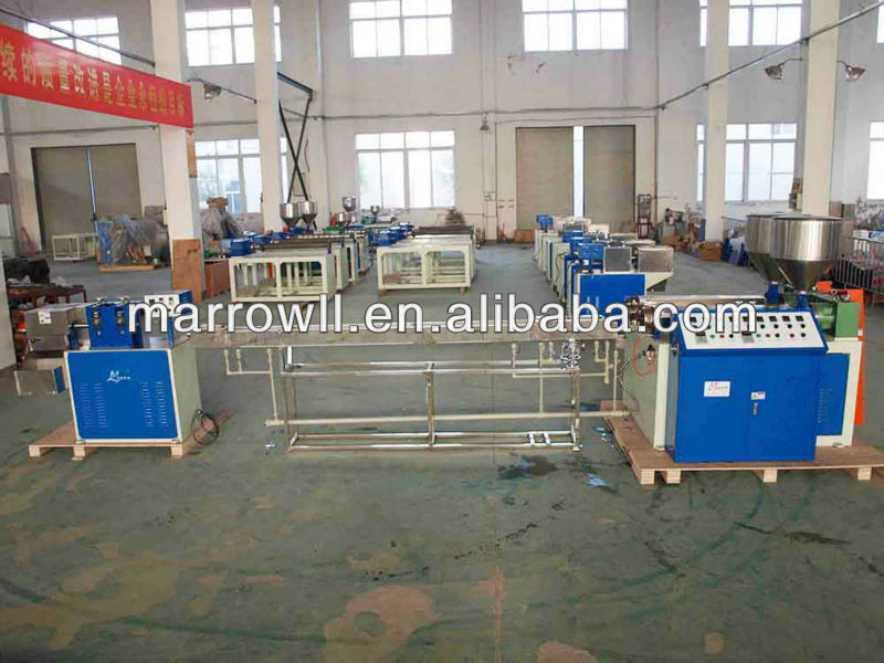 ML12A Two-colour co-extrude drinking straw extrusion machine