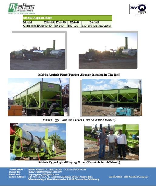 Mobile Asphalt Plant in Philippines