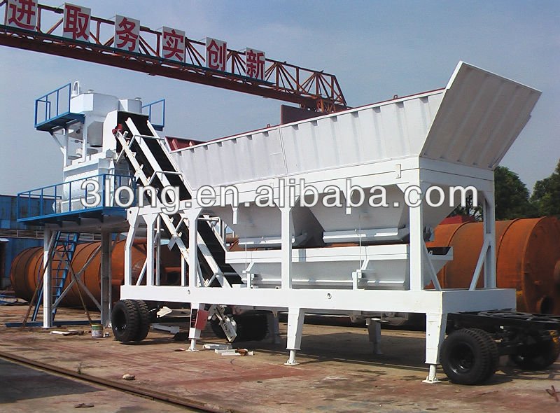 Mobile Concrete Batching Plant YHZS50