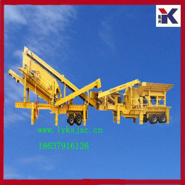 mobile construction waste brick making machine