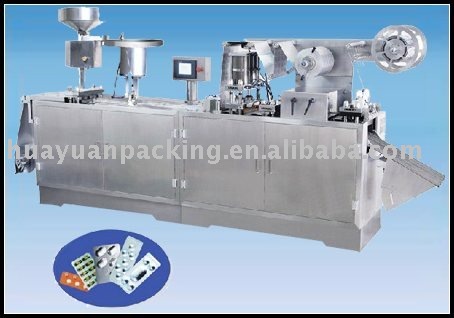 Model DPP-250E Plane Hard Double Aluminum blister packing machine