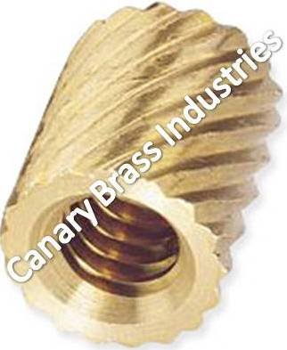 molded brass inserts