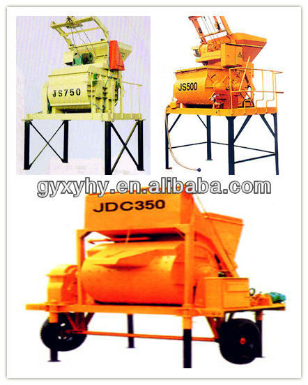 Most advanced design of Hongying JS series concrete mixer for all over the world