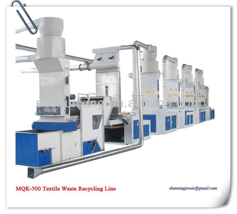MQ-500 Fabric/ Fiber/textile/Clothes/used garment Recycling Machine