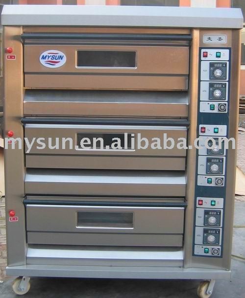 MS6A heated by gas and electric Deck Oven