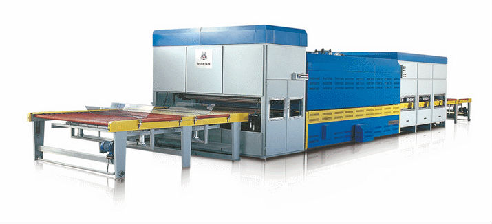 MT-GSX series double-direction flat/bent Tempered glass machine