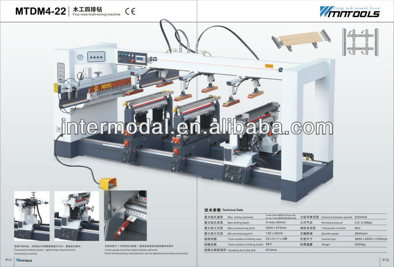 MTDM4-22 Four rows multi-boring machine