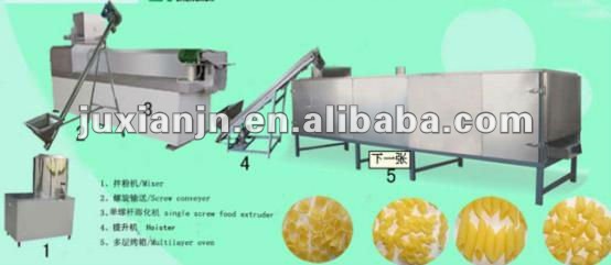 Multi Functional Macaroni Pasta Production Line 80-120kg/h