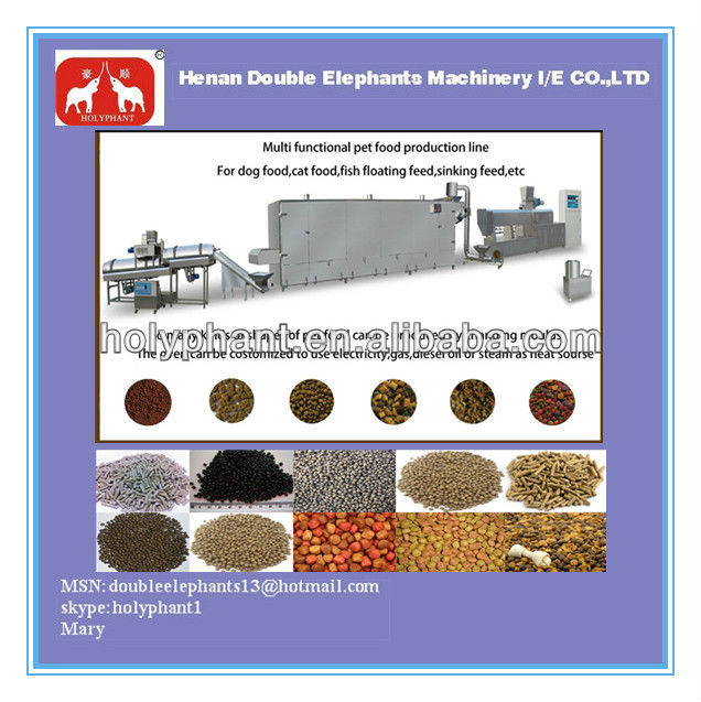 Multi-functional wide output range factory price animal feed extruder
