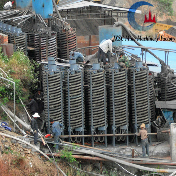 Multi Gravity Spiral Separator for iron/chrome ore separation