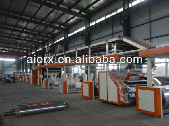 multi ply corrugated paperboard production line