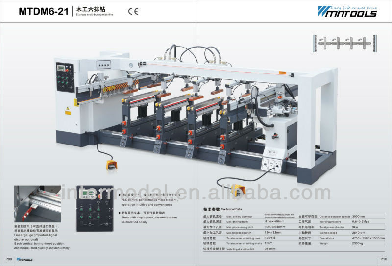 Multi spindle boring machine