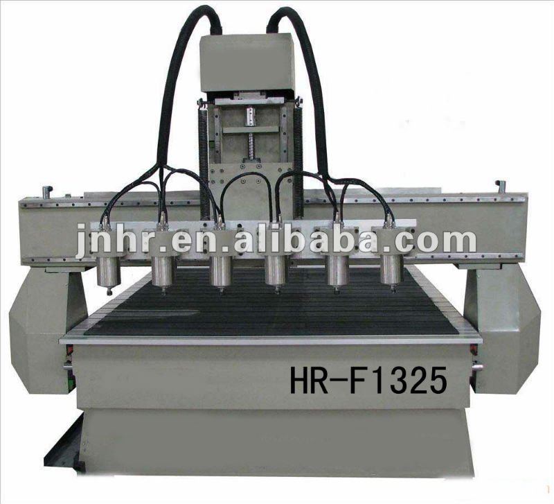 Multi spindle wood carving machine for furniture