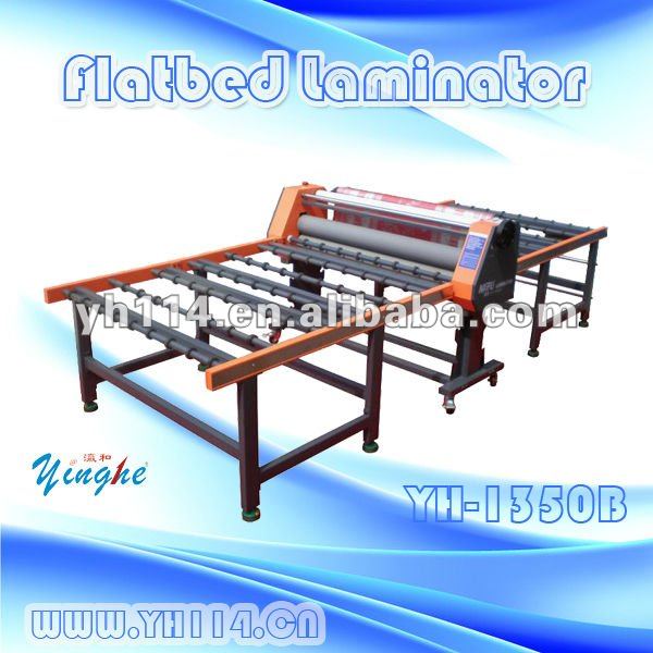 Multifunction Flatbed Laminating Machine for Glass, PVC board, YH-1350B