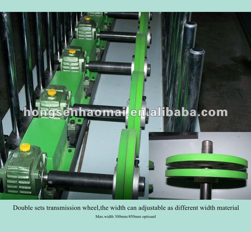 Multifunctional linear profile rollers wrapping/coating/covering machine