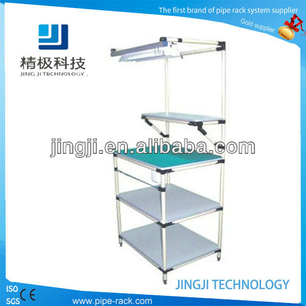 Muti-Layers Flexible Coated Lean Pipe Workbench for Production Supplier