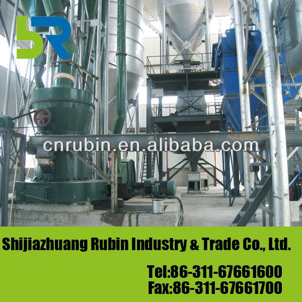 Natural gypsum powder machine with vertical mill RB-15000 Natural gypsum powder machine with vertical mill