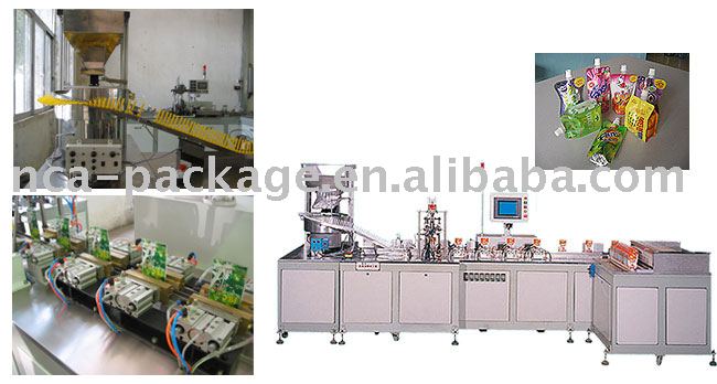 NCA1603-35 Flexible Pouch and Spout Automatic Sealing Machine