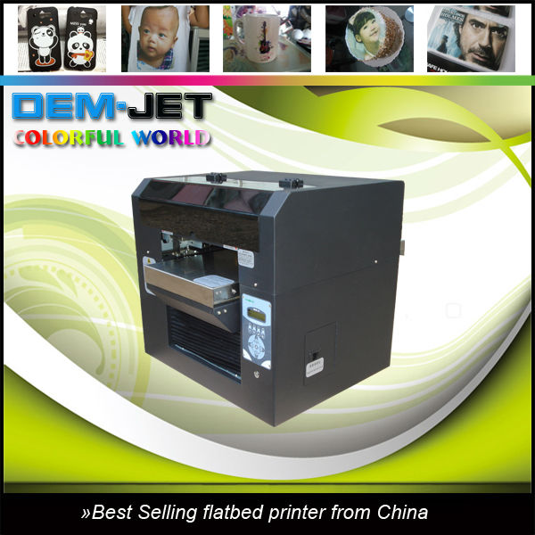 New 2013 A3 inkjet digital bottle printer