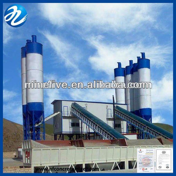 New HZS90 Low Cost Cement Plant with 90m3/h Capacity