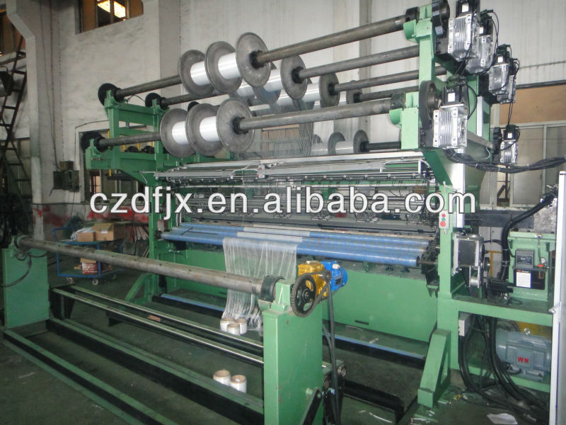 New intelligent EL+EBA fishing net warp knitting machine