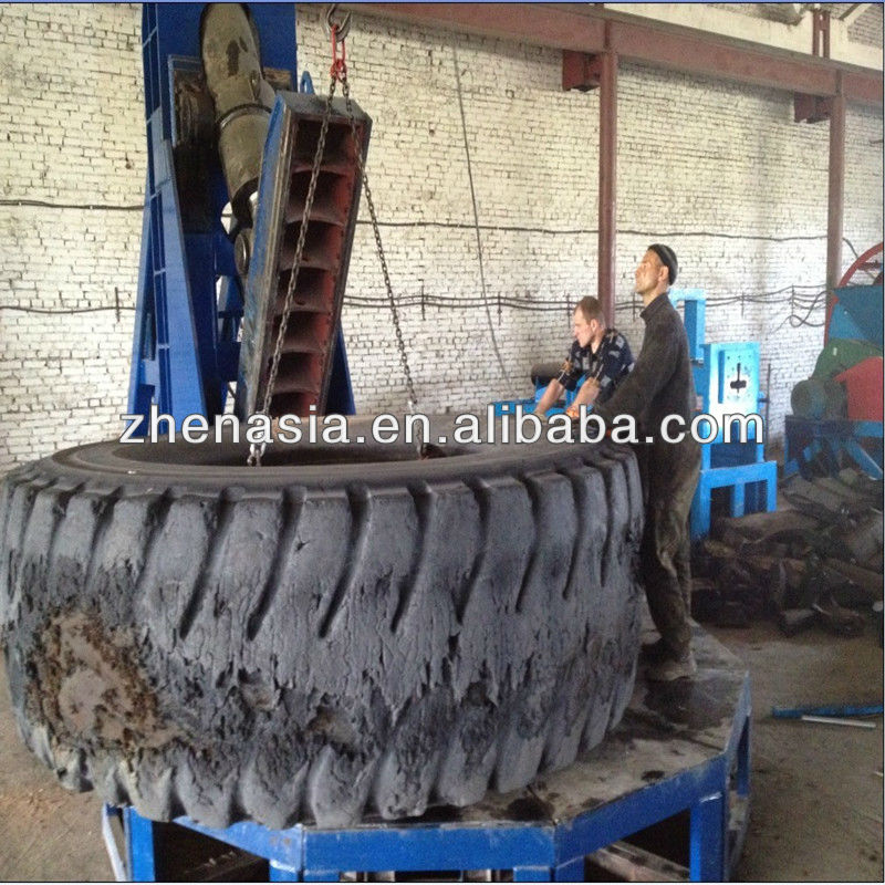 NEW! OTR tire cutting machine exported to Russia&Ukaine