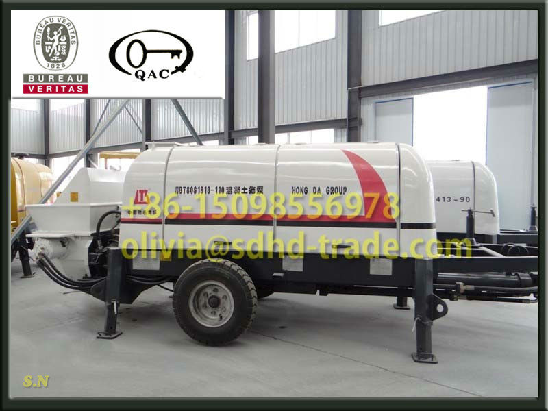 New Trailer Mounted Concrete Pump for Sale