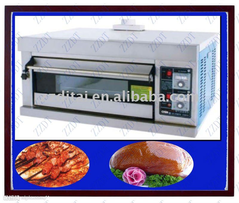 newest design 1 layer 2 pan gas deck oven with easy use