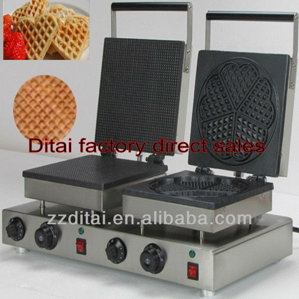 Newly desiged heart shape waffle maker machine(factory)