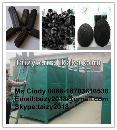 No smoke carbonization furnace for charcoal briquette with low price 0086-18703616536