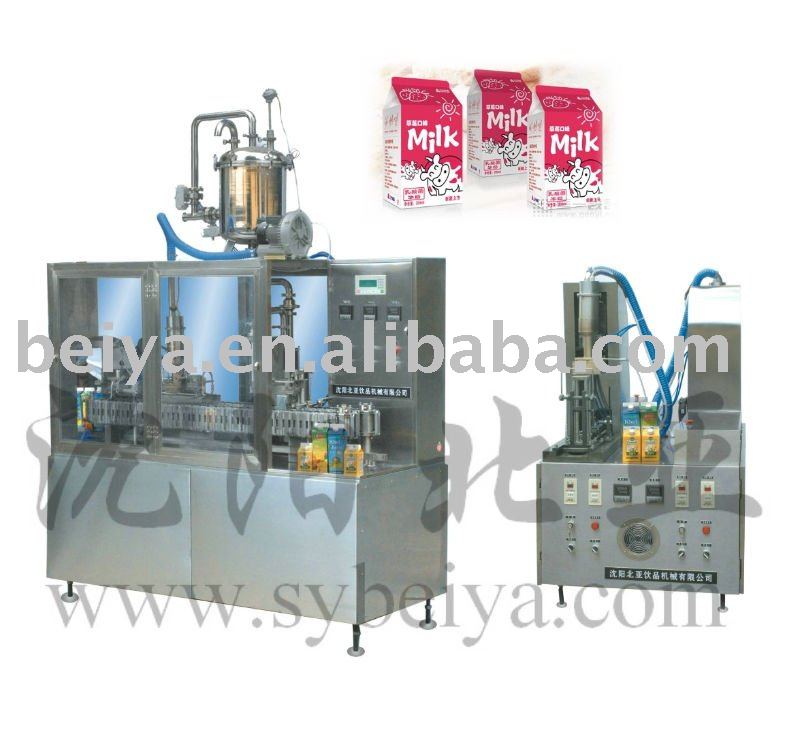 Non-Dairy Cream Filling Machine for gable top carton