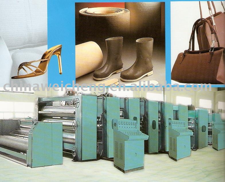 Nonwoven machine leather line odel Number:FZ-4800 Nonwoven machine leather line
