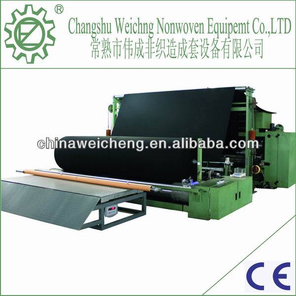 Nonwoven winding machine