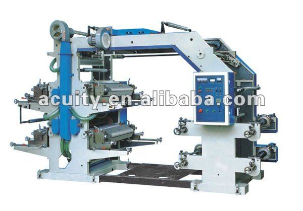 normal speed four colors flexographic printing machine