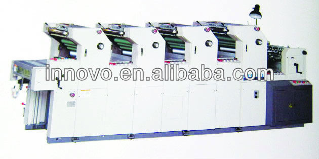 offest printing machine billing printer with single color printing 4-color printing and skipping printing ZX-447/456LII