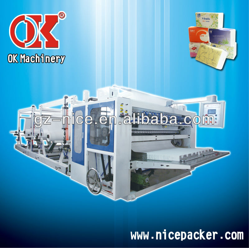 OK-ZB10 High-speed facial tissue folding machine